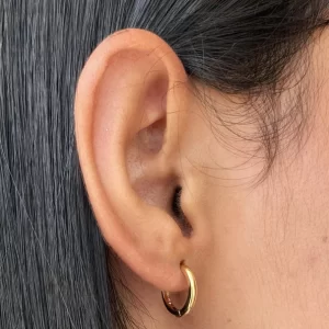 Argollas 1.5cm 18K