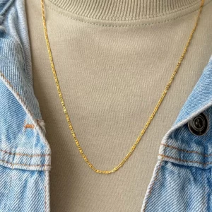 Cadena tejido escalera 60cm 18K