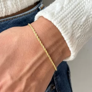 Pulsera lazo 18cm 18K